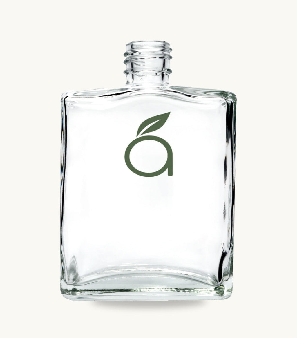 Frasco base media luna cristal Premium